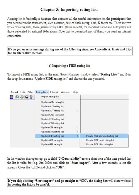 A guide to using the Swiss Manager - ChessBase India
