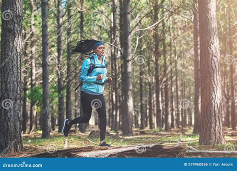 Take Care of Your Body. Full Length Shot of an Athletic Young Woman Out ...