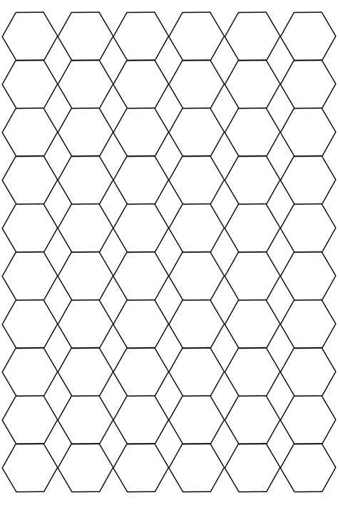 Image result for Hexagonal Graph Paper Template