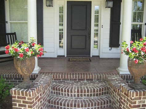 Front Porch Brick Steps