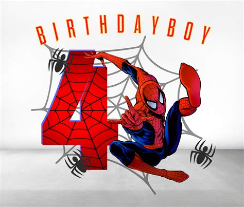 Happy Birthday Spiderman Stickers at Charlotte Ruth blog
