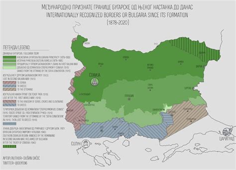 Territorial evolution of Bulgaria from 1878 to 2020 : r/MapPorn
