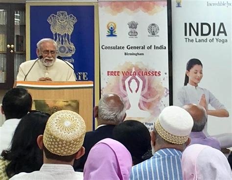 Eid celebrated at India in UK (Consulate General of India, Birmingham ...