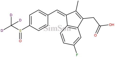 Sulindac-D3 | CAS No- NA | Simson Pharma Limited