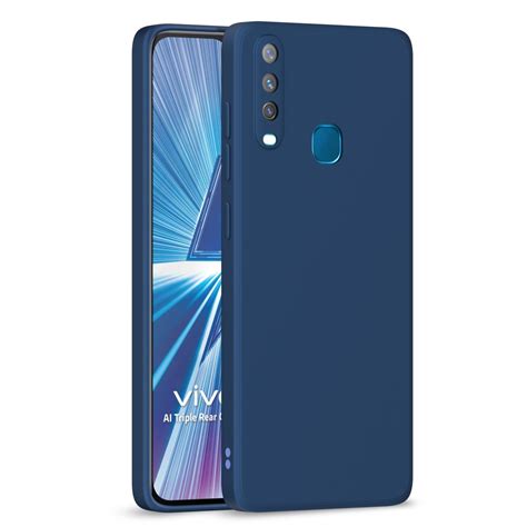 Pikkme Vivo Y12 / Y15 / Y17 / U10 Back Cover Soft Matte Liquid Silicone ...