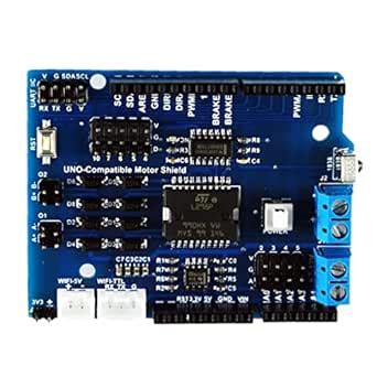 SAZ DEKOR 7-12V 2A Motor Driver Shield, L298P Drive Board Compatible ...