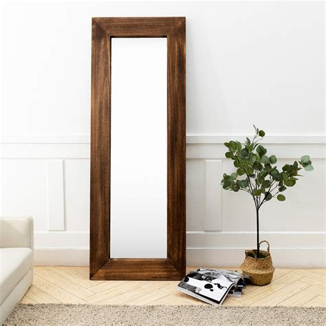 Wood Floor Mirrors
