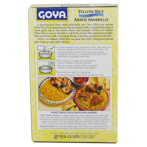 Goya Recipes Yellow Rice | Besto Blog
