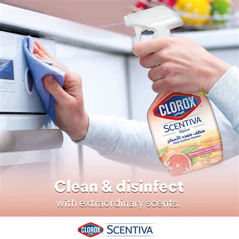 Clorox Multi-Surface Cleaner Scentiva Madagascar Citrus Grove Bleach ...
