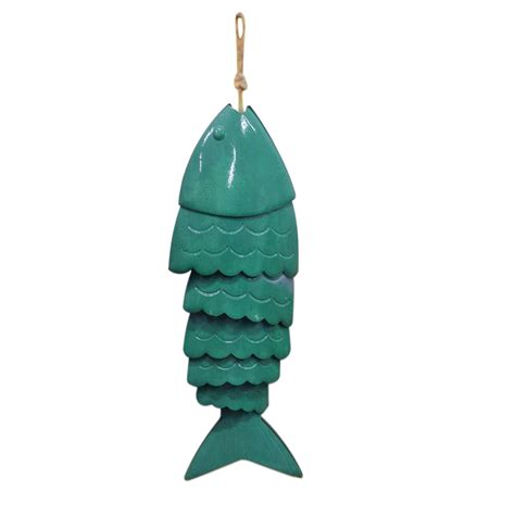 XUYAN Colored Fish Wind Chime Hanging From Your Porch Or Deck Weather ...