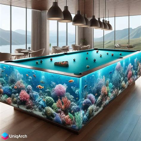 Image result for Fish Tank Pool Table