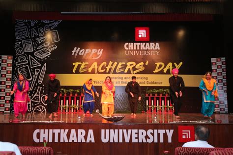 Chitkara University celebrates Teachers' Day with enthusiasm and ...