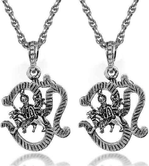 De-Ultimate Set Of 2 God Om With Shri Durga Vaishno Devi Maa/Sherawali ...