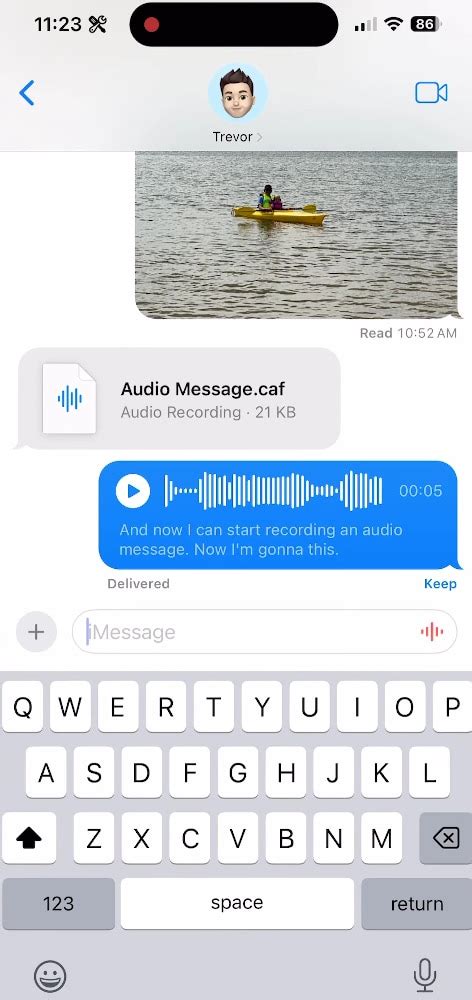 Image result for Save Voice Message iPhone