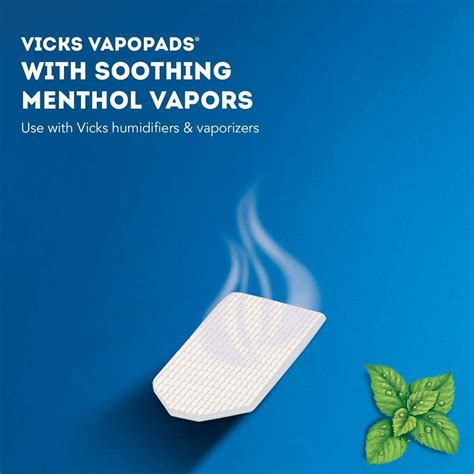 Vicks VapoPads Waterless Vaporizer Scent Pads - 6 Count, Long Lasting ...