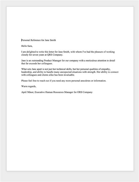 Format Of Testimonial Letter How To Write A Letter Of Recommendation