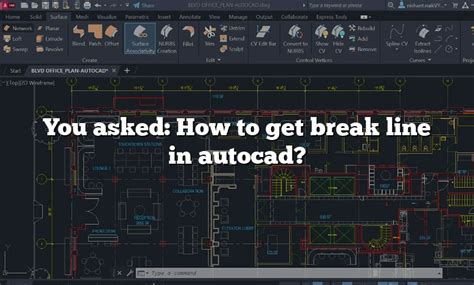 Image result for Break Line Command AutoCAD