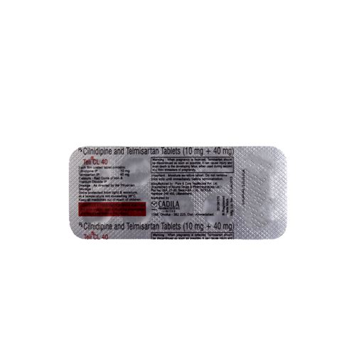 Teli Cl 40 Tablet | Uses, Side Effects, Price | Apollo Pharmacy