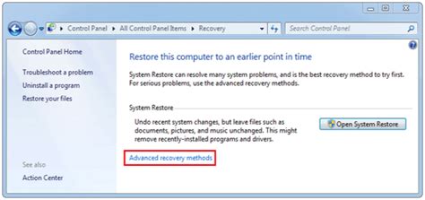 Image result for Windows 7 Factory Reset While Keeping Files