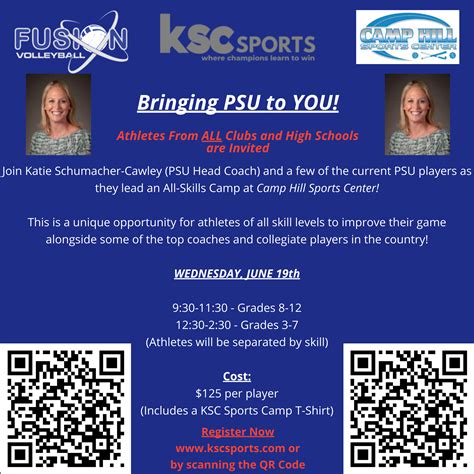 PSU Volleyball Training at Camp Hill Sports Center - Fusion Volleyball Club