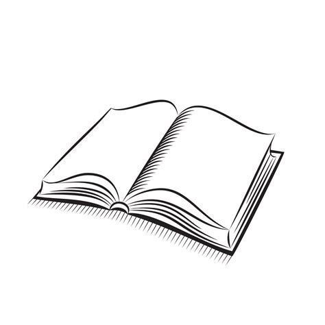 Black Clipart Open Book 12096616 PNG