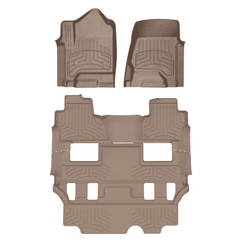 Weathertech® 45607-1-0IM - 1st, 2nd & 3rd Row Tan HP Floor Liners