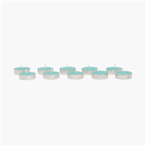 Buy Colour Connect Set of 10 Blueberry Scented T-Lights Candles from ...