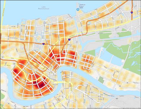New Orleans Crime Map - GIS Geography