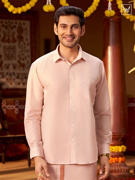 Wedding Men's Copper Tissue Shirt - Buy Minister White – ministerwhite.com