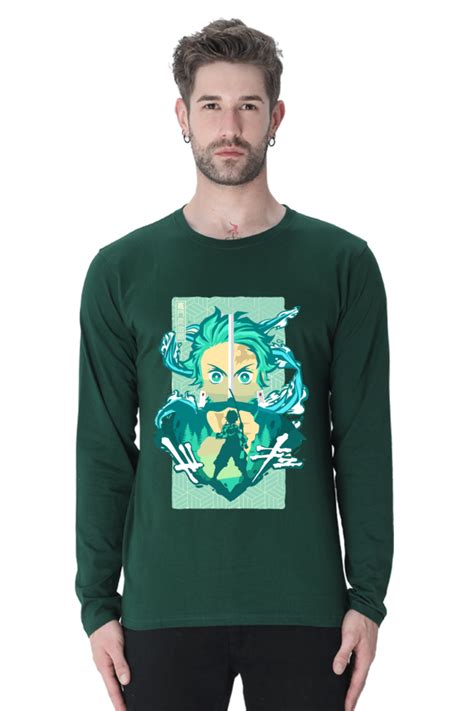 Men's Tanjiro Round Neck Full Sleeve – OG SENSEI