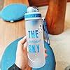 Venti Unbreakable Water Bottle with Sipper & Straw - BPA Free, Leak ...