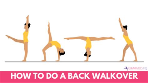 Image result for Back Walkover Tutorial for Beginners