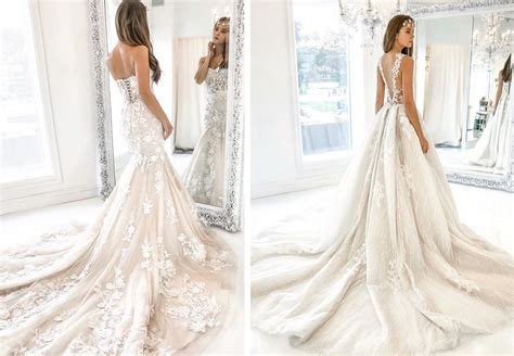 A Guide To The Different Types Of Wedding Dress Trains - Winnie Couture