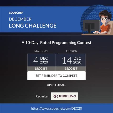 CodeChef April Long Challenge 的图像结果
