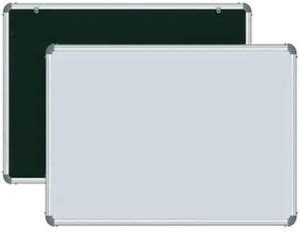 Pepino 2x1.5 feet non magnatic 2 in 1 dual sided black white board ...