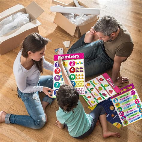 Buy Educational Posters for Preschool, Toddlers Learning Posters for ...