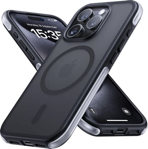 Amazon.com: Lamicall Magnetic Phone Case for iPhone 15 Pro, for MagSafe ...