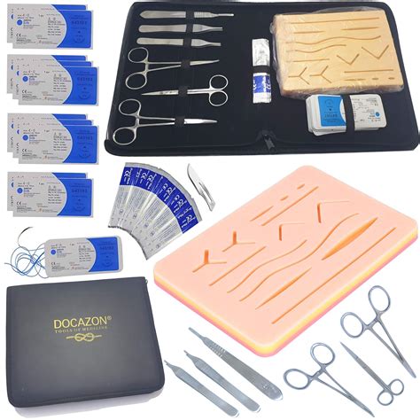 Complete Suture Set Large Suture Pad W 20 Sutures 6 | Desertcart INDIA