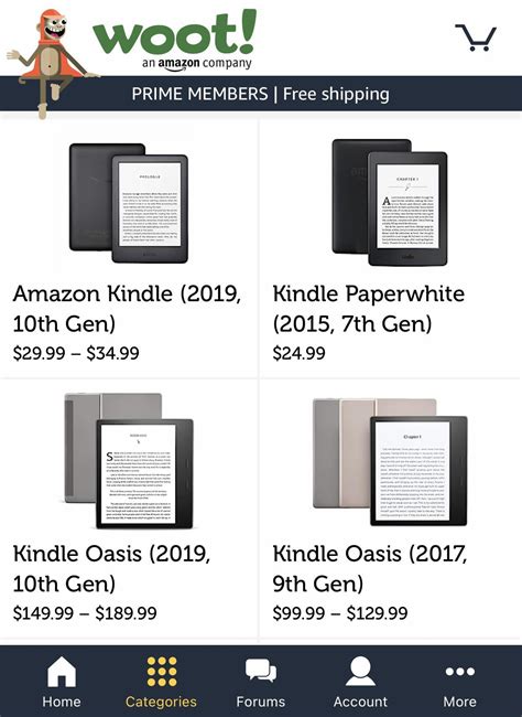 Refurbished Kindle Deal at Woot is back! : r/kindle