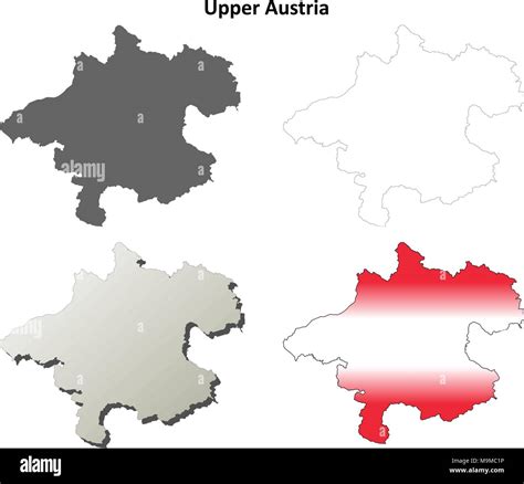 Map of upper austria hi-res stock photography and images - Alamy