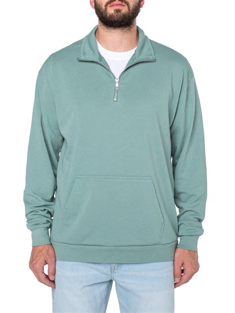 No Boundaries Men’s & Big Men's 1/4 Zip Sweatshirt, Sizes XS-3XL ...