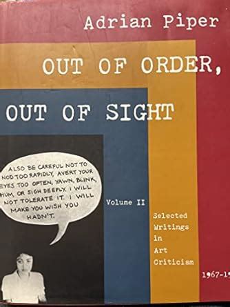 Buy Out of Order, Out of Sight V 2 – Selected Writings in Art Criticism ...