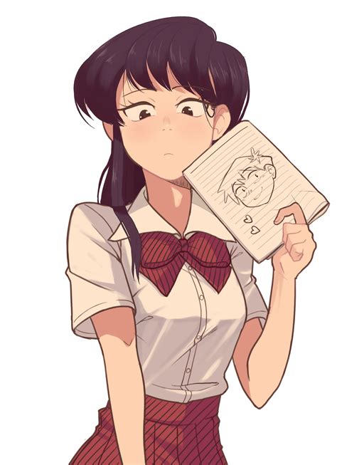 Komi-san - fanart by enecoo | Komi Can't Communicate | Know Your Meme
