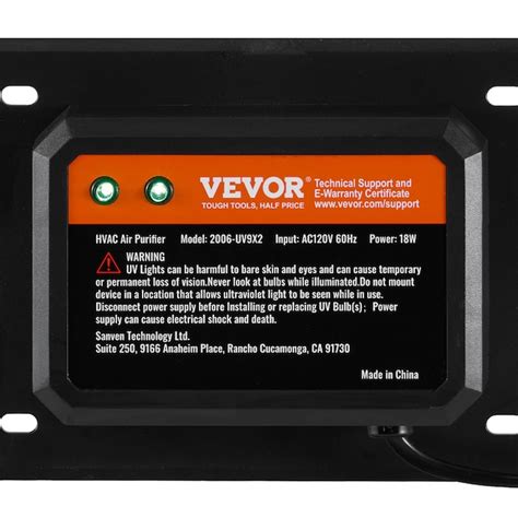 VEVOR HVAC Air Purifier Whole House 1 Count Drain Cleaner Drop-in ...