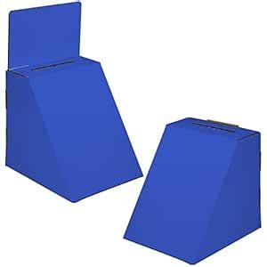 Displays2go Economy Donation Box, Set of 25 Small Cardboard Ballot ...