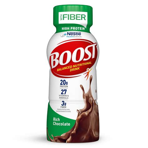 (used by 01/26/2026) BOOST High Protein with Fiber Complete Nutritional ...