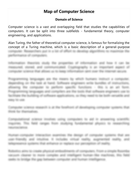 Image result for Computer Science Map