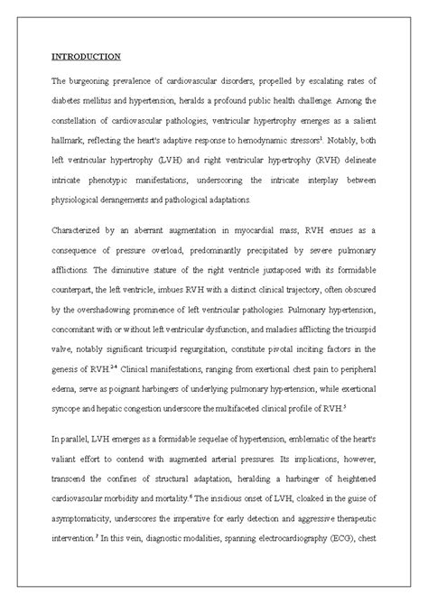 Coreltion of ecg x ray echo in lvh - INTRODUCTION The burgeoning ...