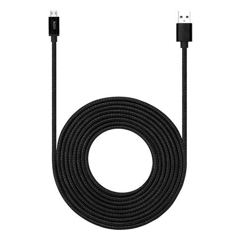 RoFI Micro USB Cable 15ft with 3A Fast Charging, Extra Long and ...