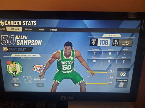 Finally took down Wilt Chamberlains 100 point record 😁😁 : r/NBA2k